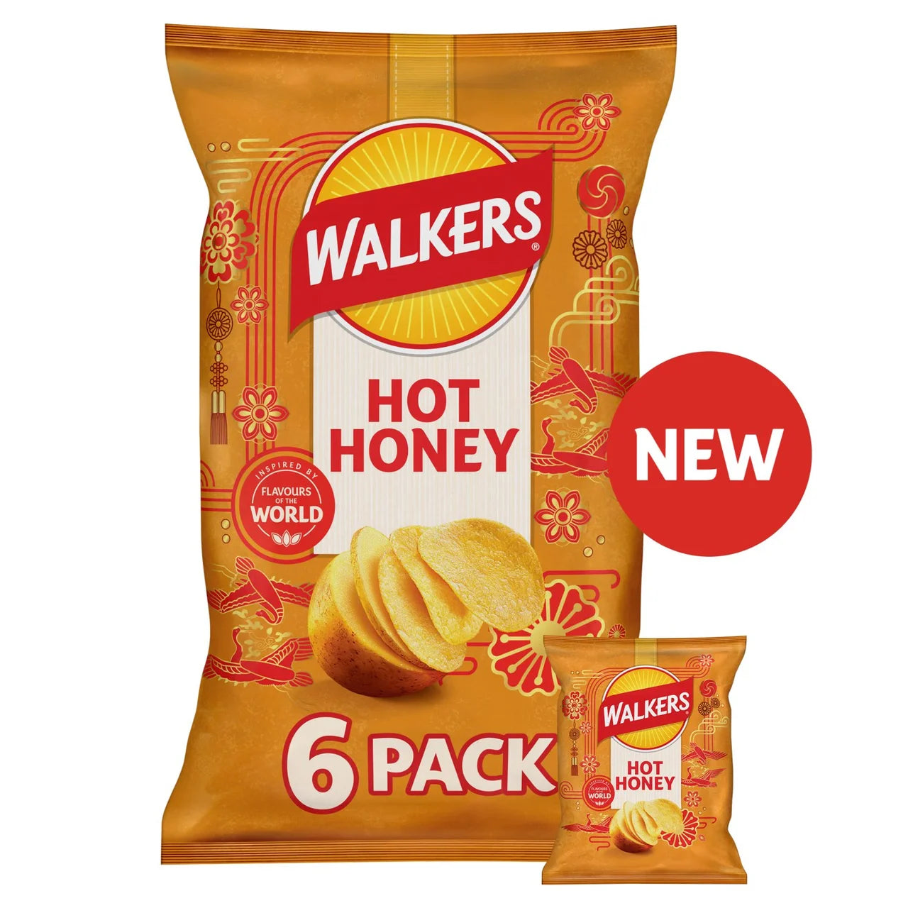 Walkers Hot Honey [6 Pack]