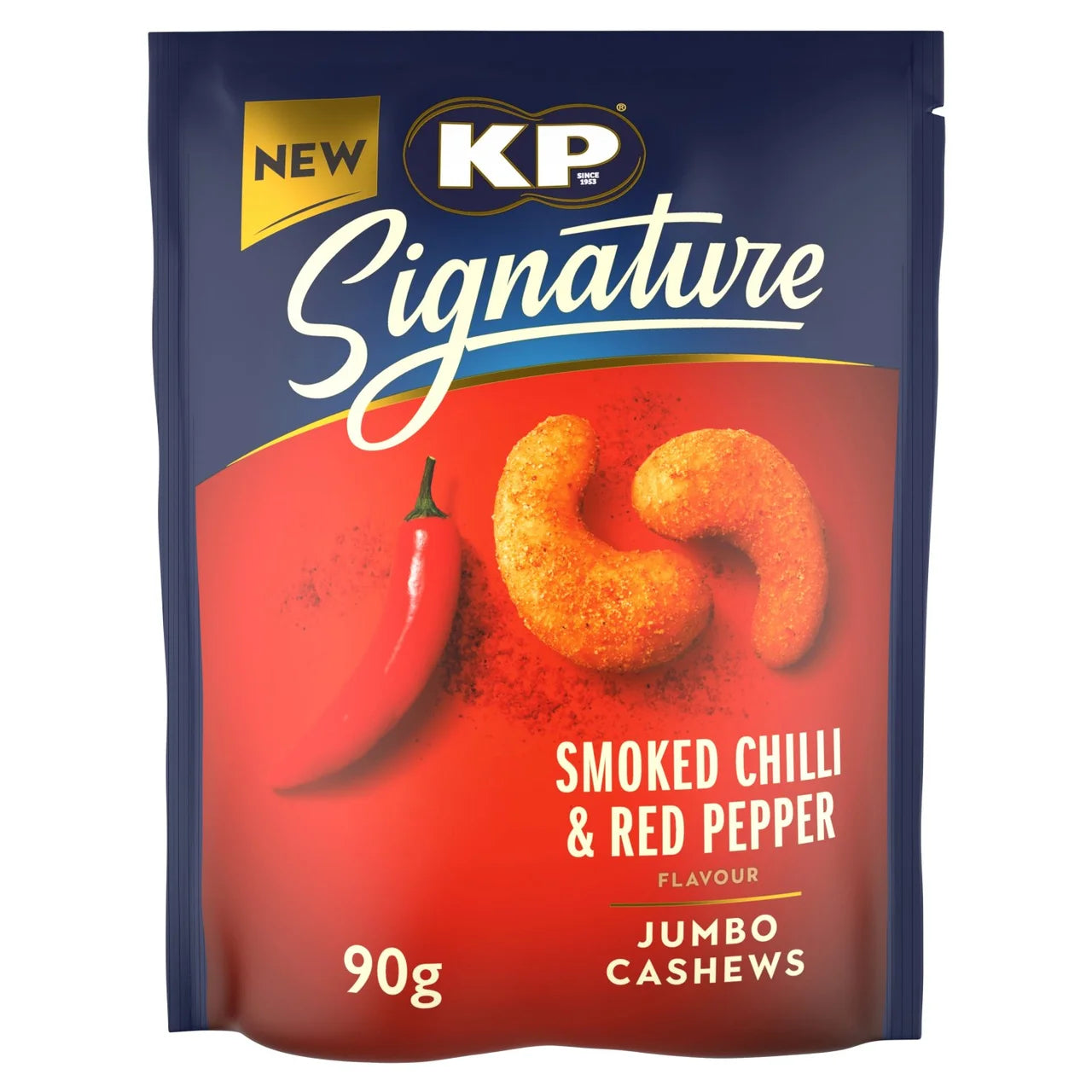 KP Signature Smoked Chilli & Red Pepper Cashew Nuts [90g]