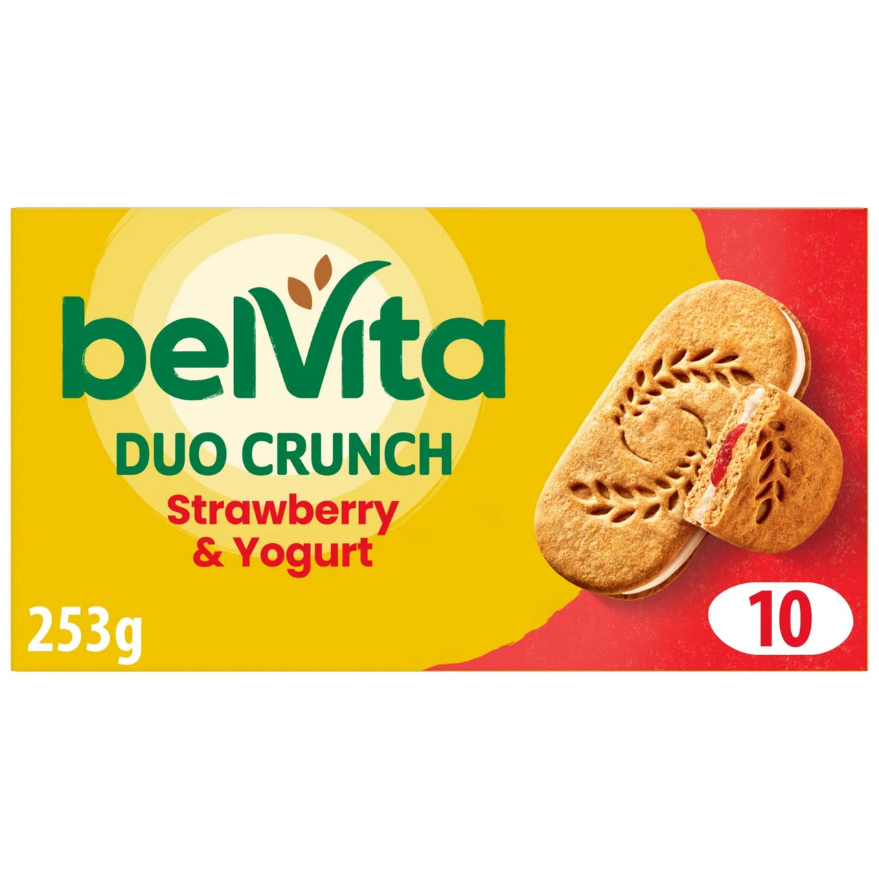 Belvita Strawberry & Yogurt Duo Crunch [10 Pack]