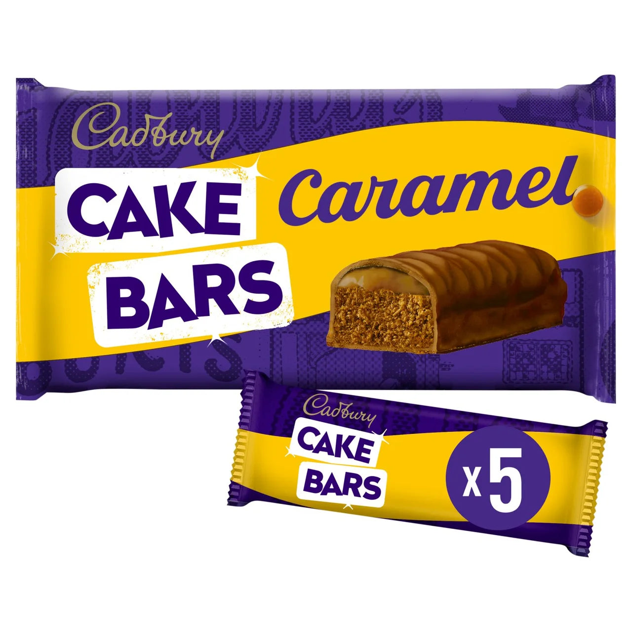 Cadbury Cake Bars Caramel [5 Pack]