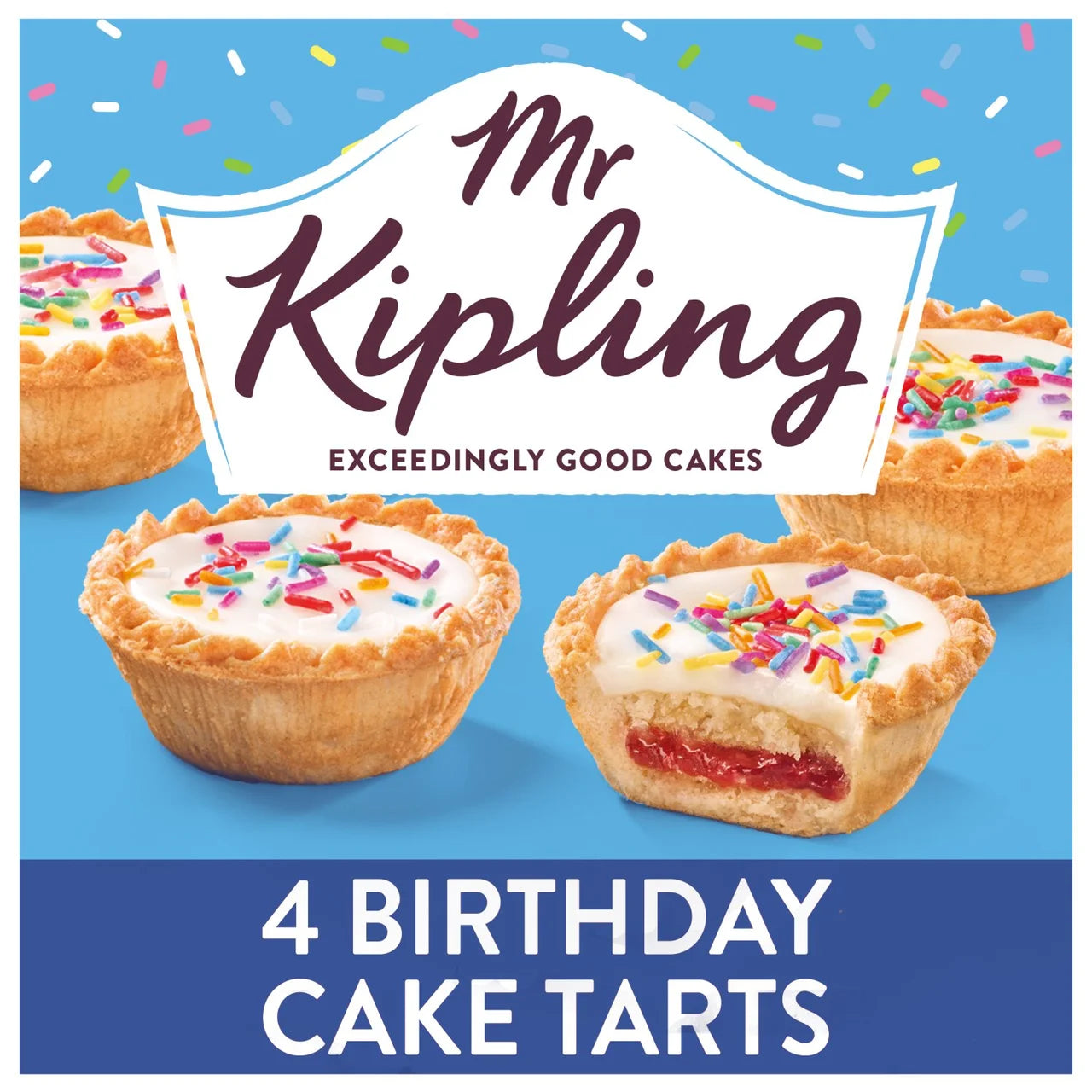 Mr Kipling Birthday Cake Tarts [4 Pack]