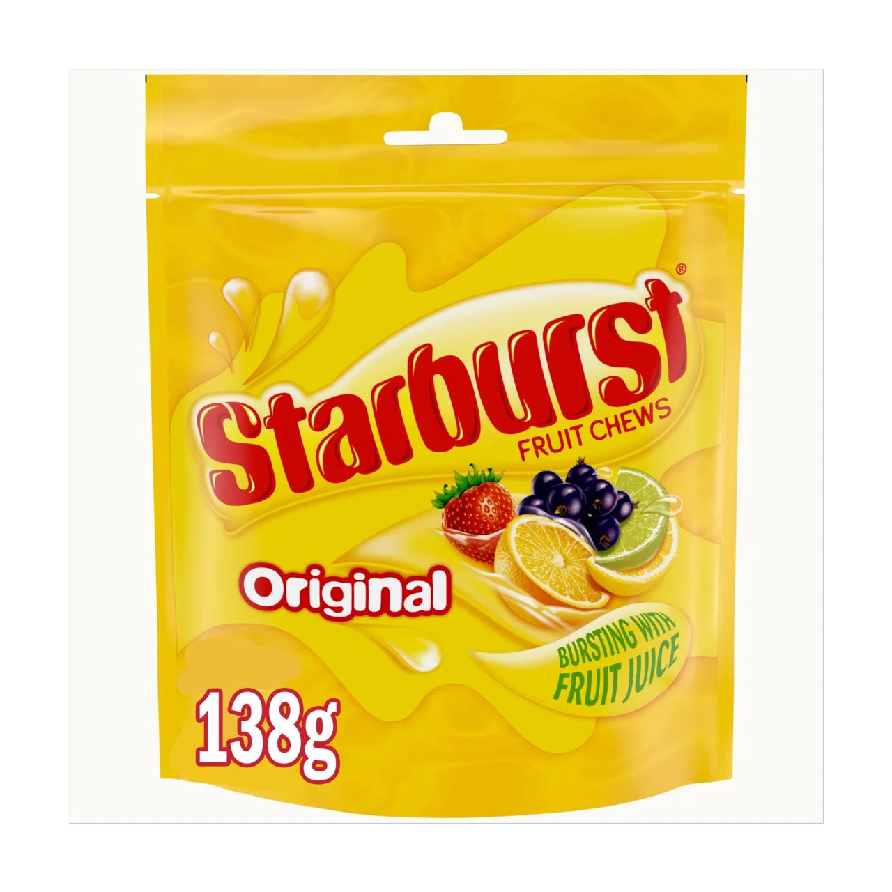 Starburst Original Fruit Chews Pouch [2x138g]