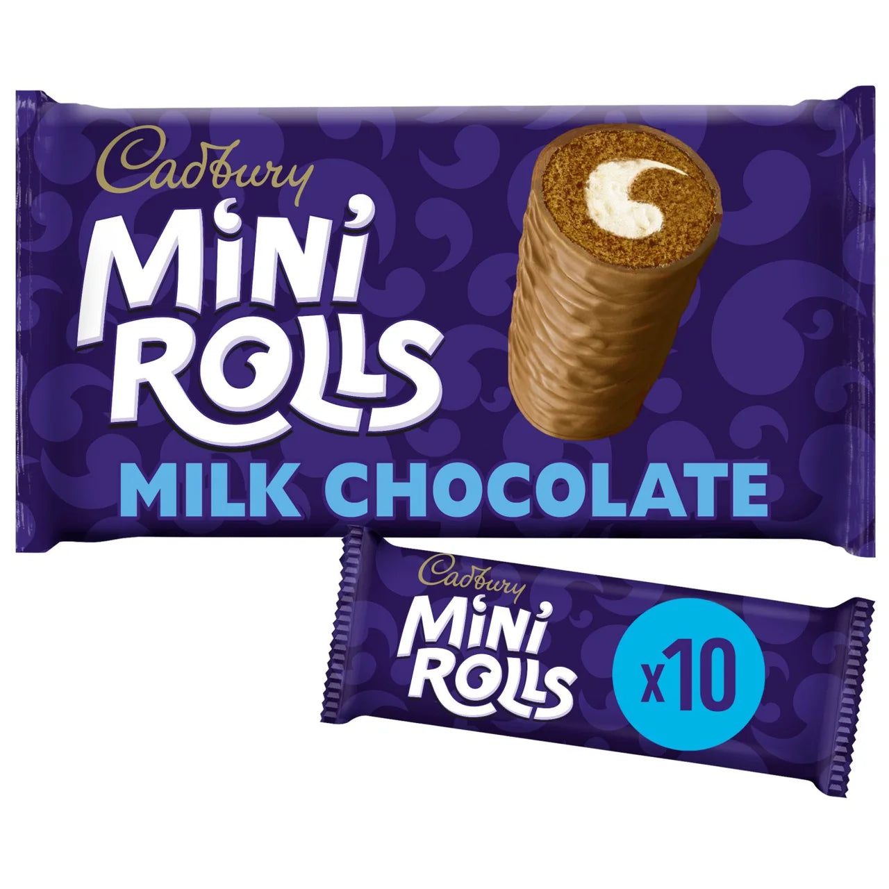 Cadbury Mini Rolls Milk Chocolate Flavour [10 Pack]