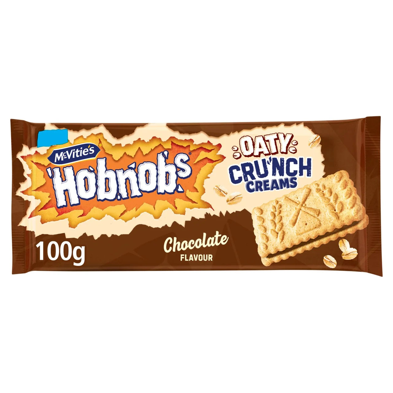 McVities HobNob's Oaty Crunch Creams Chocolate Flavour [2x100g]