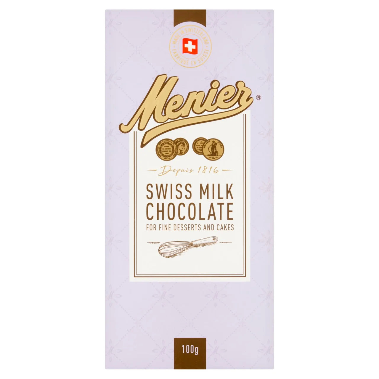 [SWISS] Menier Swiss Milk Chocolate [100g]