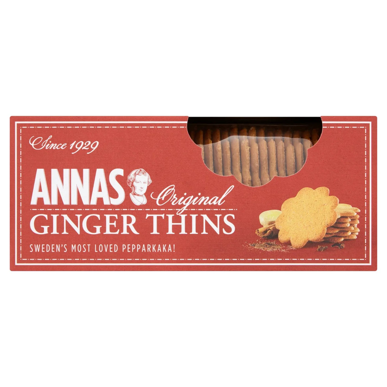 Lotus Annas Original Ginger Thins [150g]