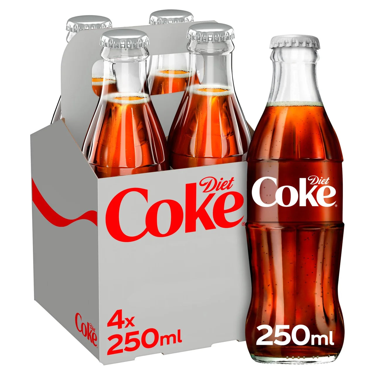 Diet Coke Glass Bottles [4x250ml]