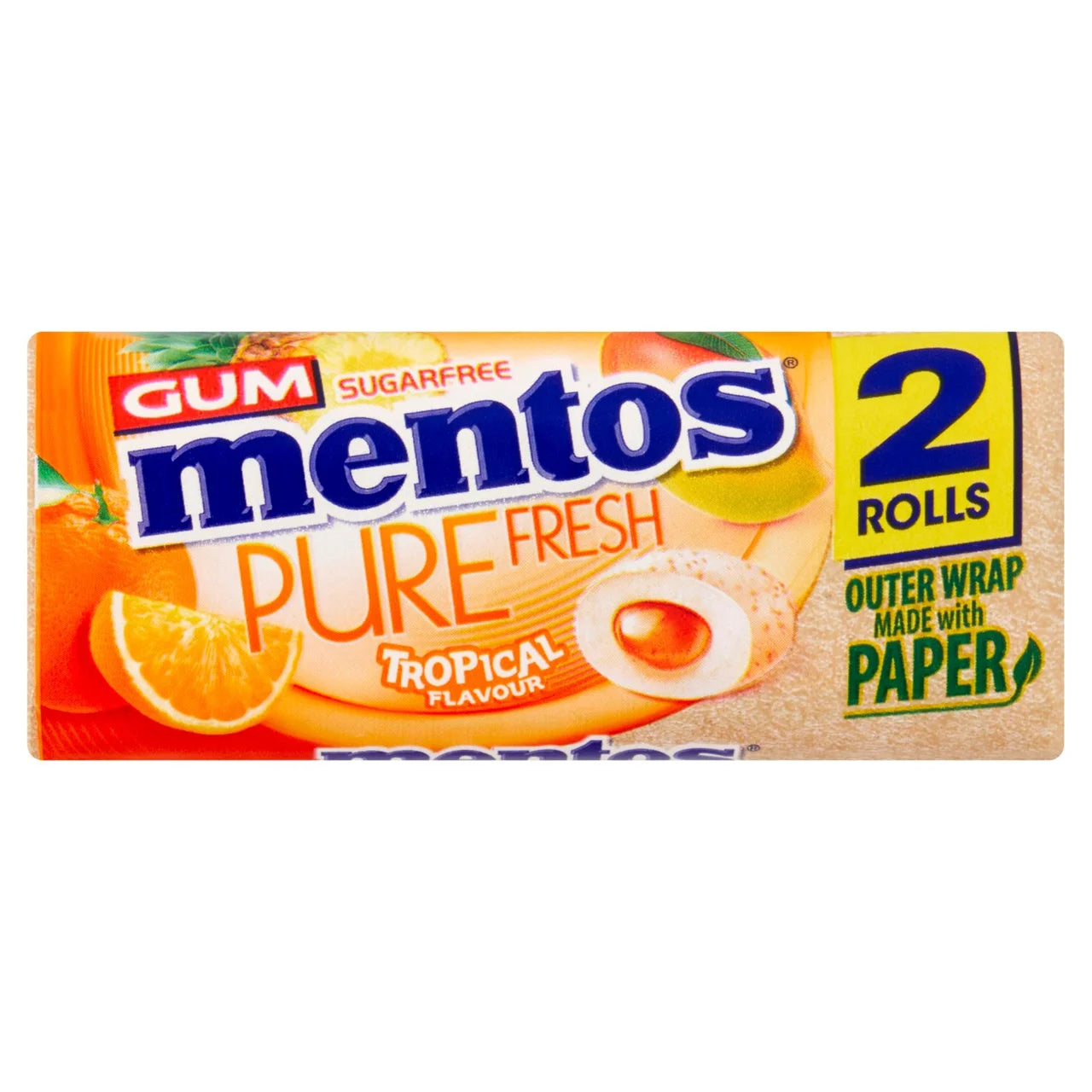 Mentos Pure Fresh Duo Pack Tropical Flavour [2x30g]