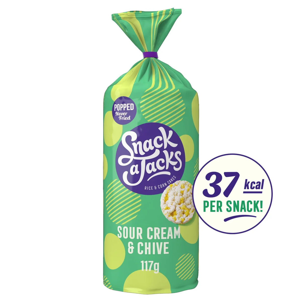 Snack A Jacks Sour Cream & Chive [117g]