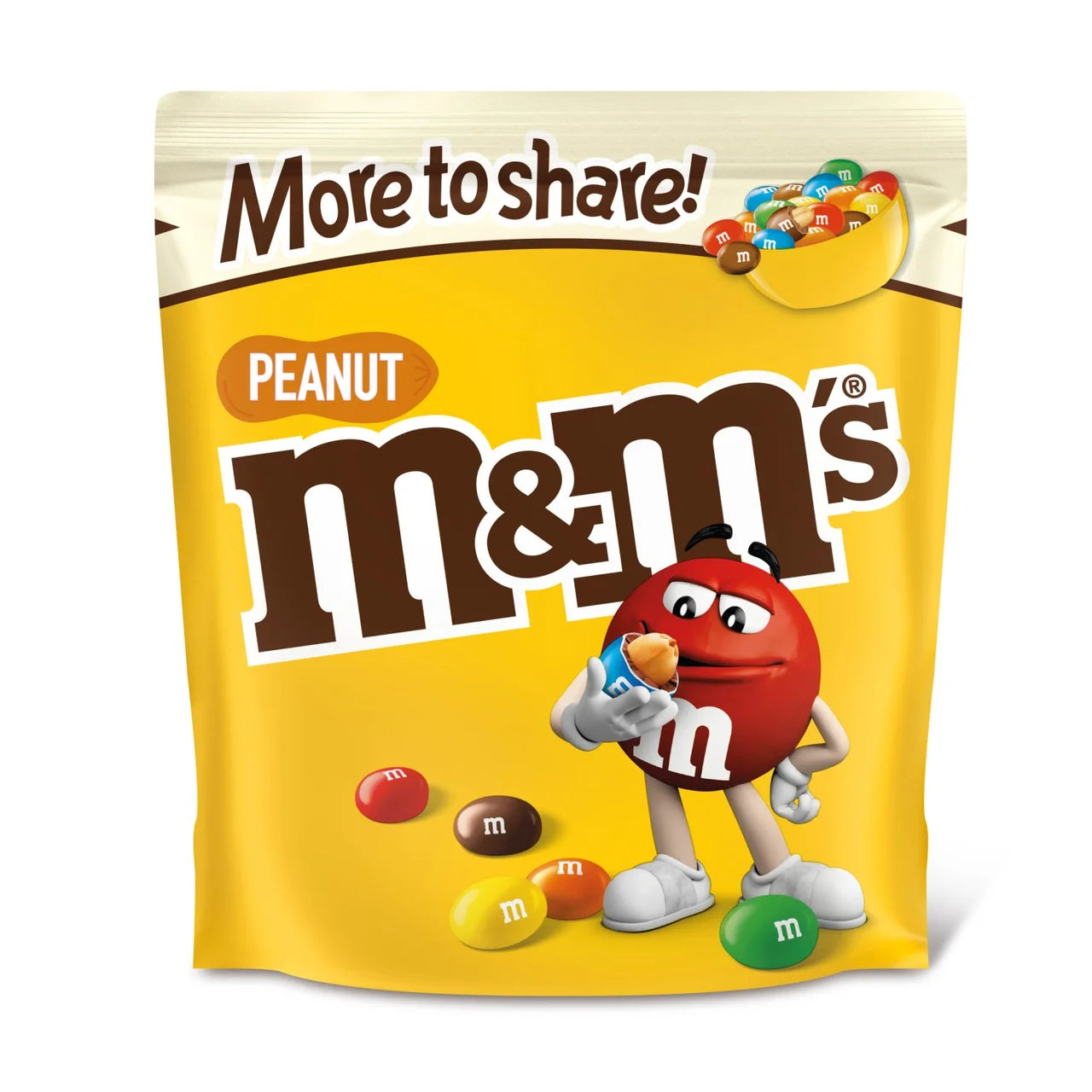 M&Ms Peanut More To Share Pouch [200g]