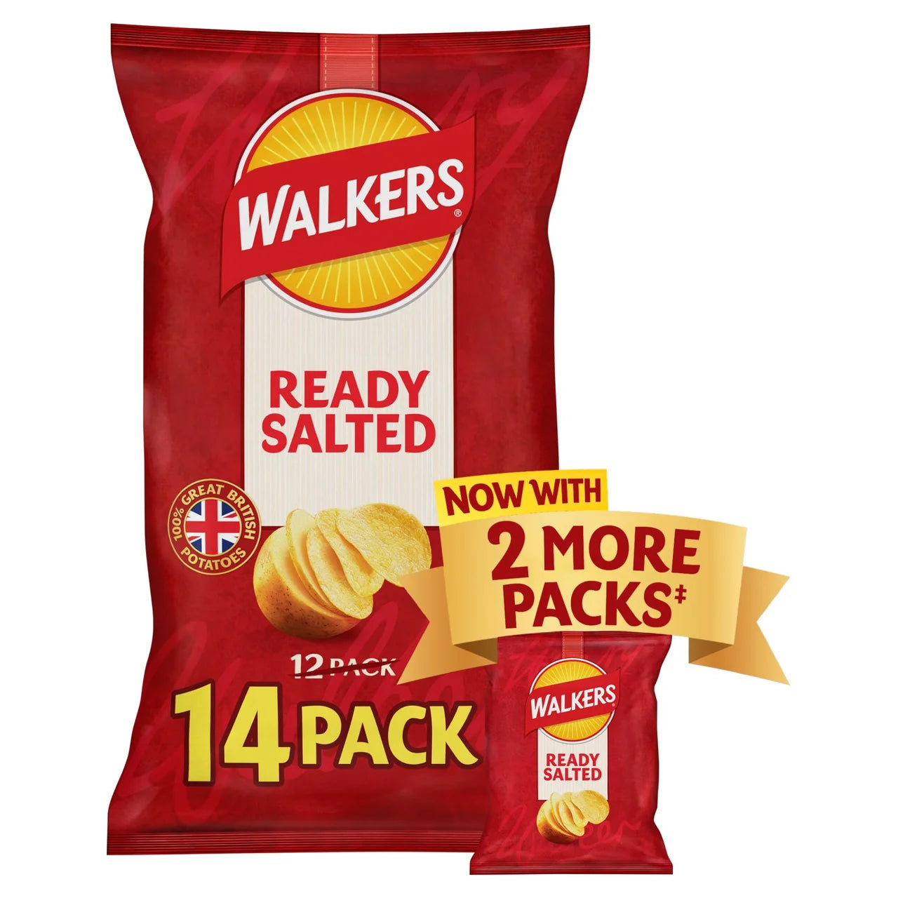 Walkers Ready Salted [14 Pack]