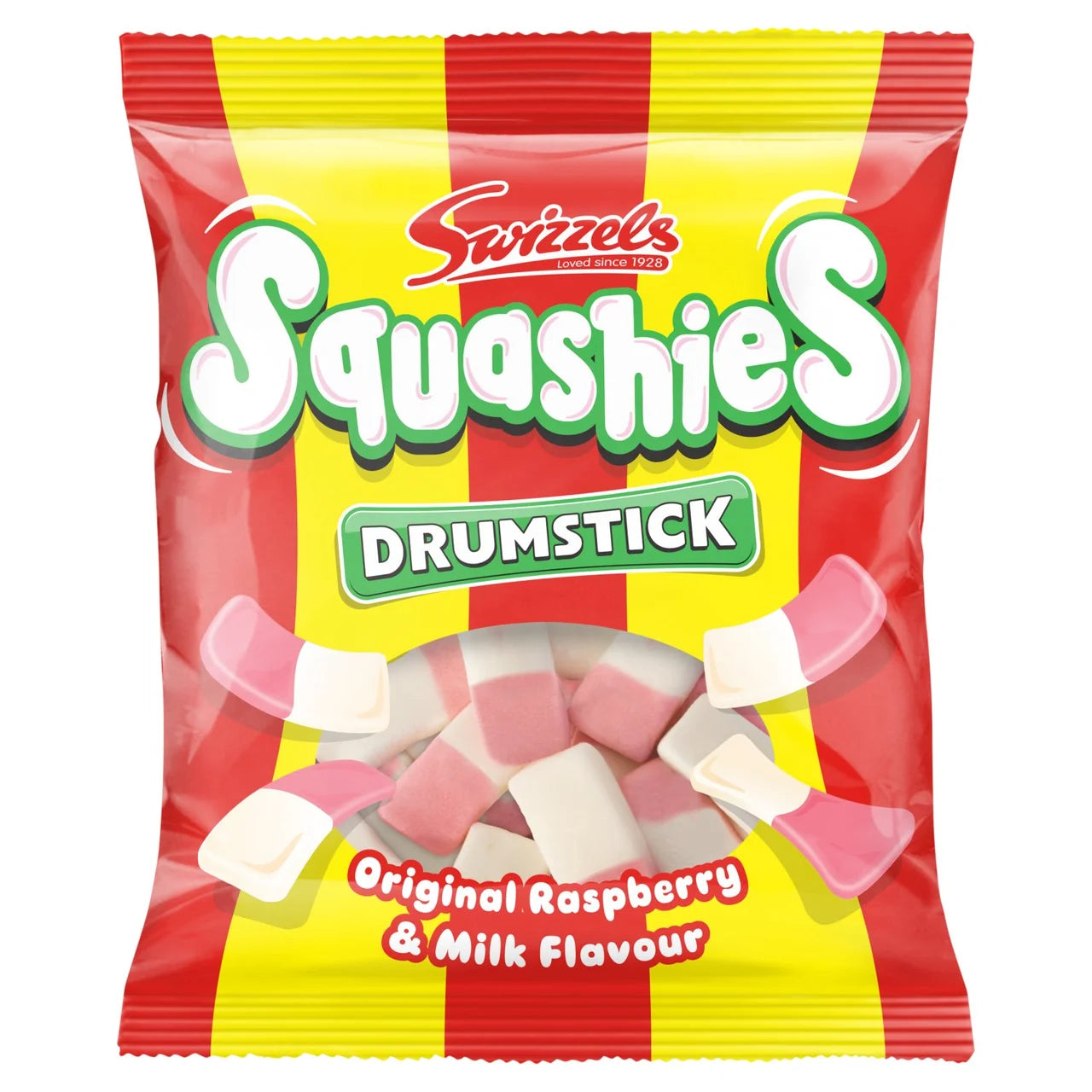 Squashies Original Raspberry & Milk [4x140g]