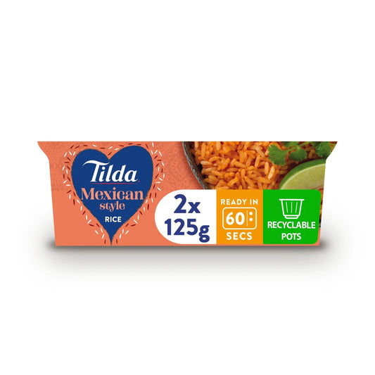 [FULL BOX] Tilda Rice Pots Mexican Style [8x250g]