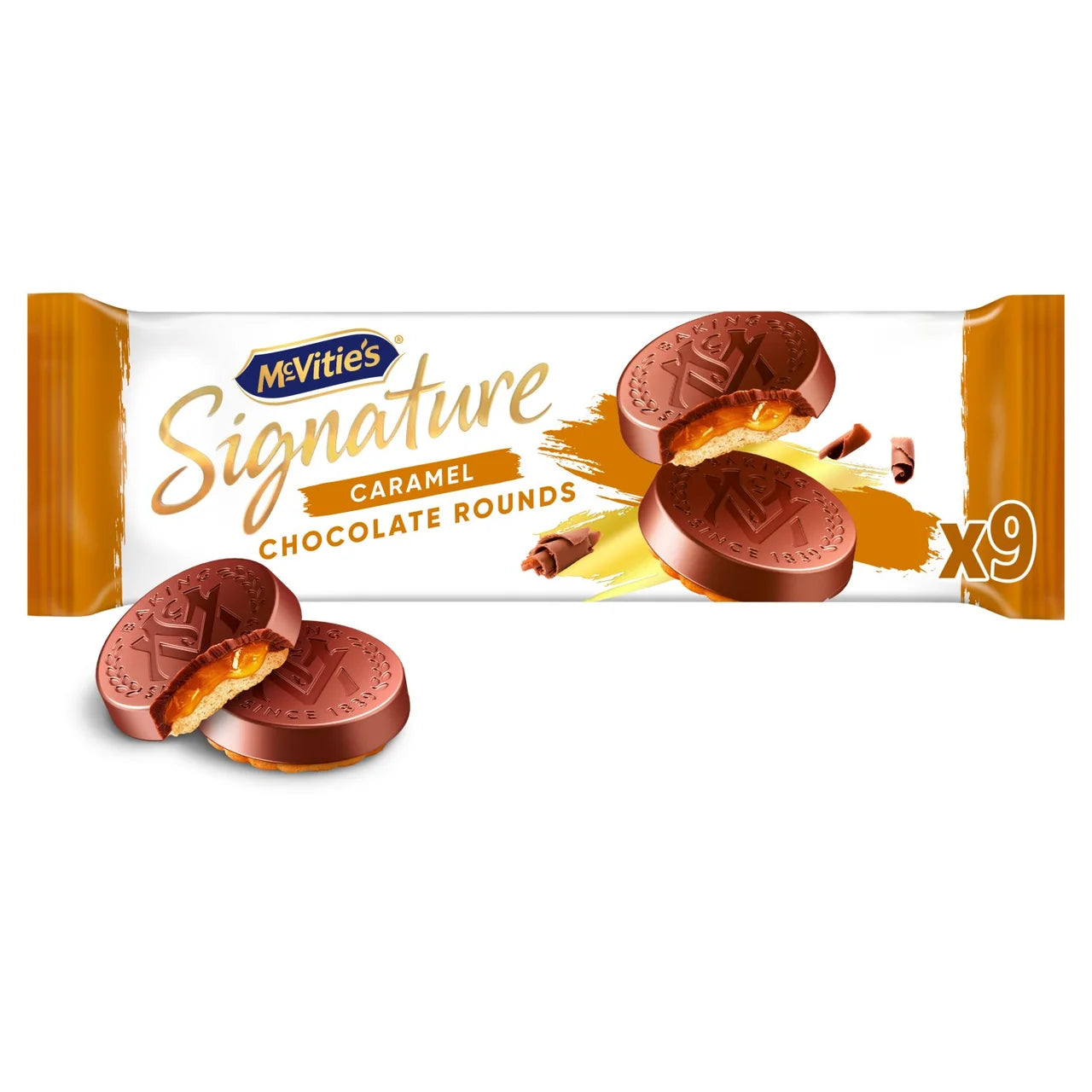 McVities Signature Caramel Chocolate Caramel Rounds [109g]