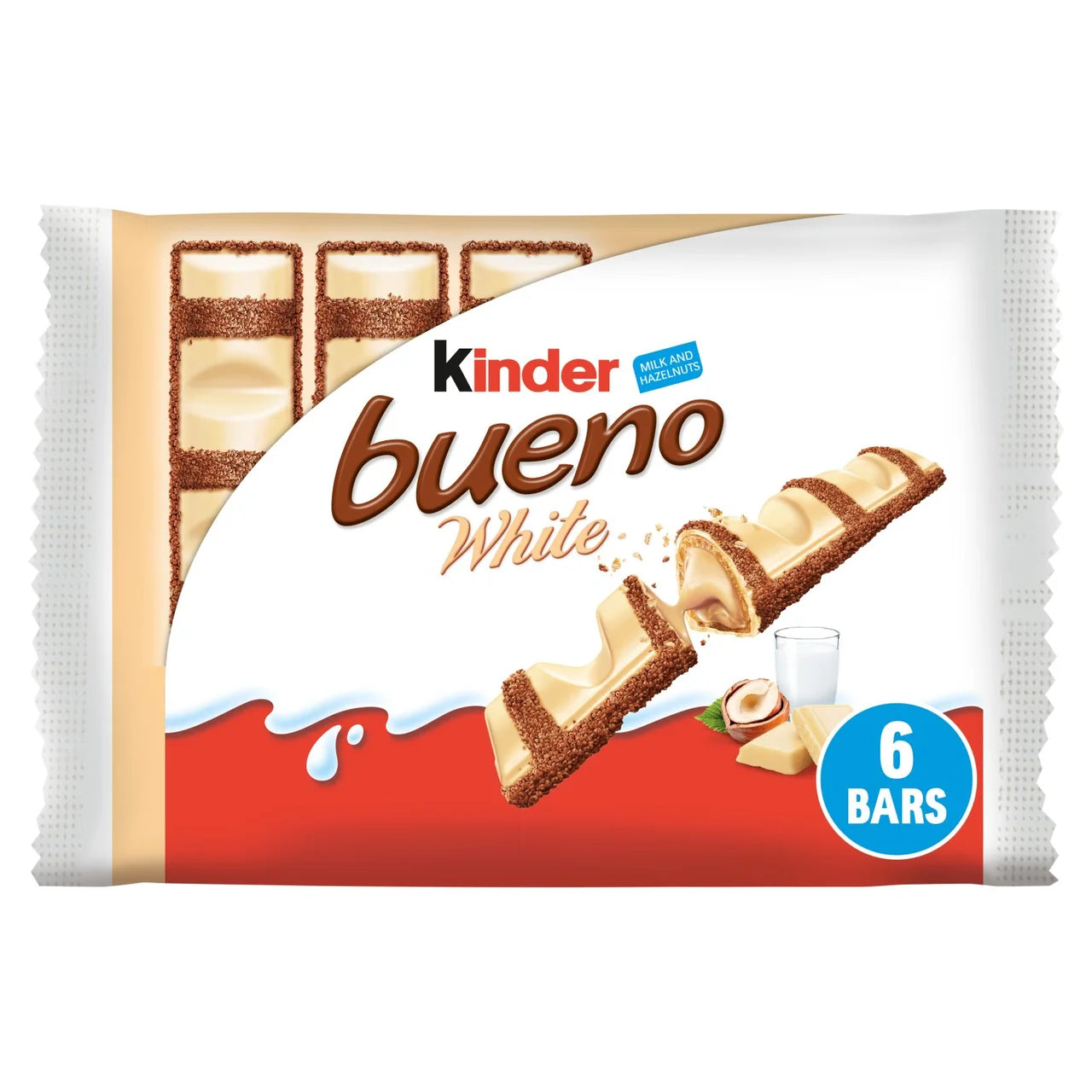 Kinder Bueno White Chocolate & Hazelnut [6 Pack]