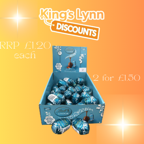 Lindor Salted Caramel Egg 28g x2