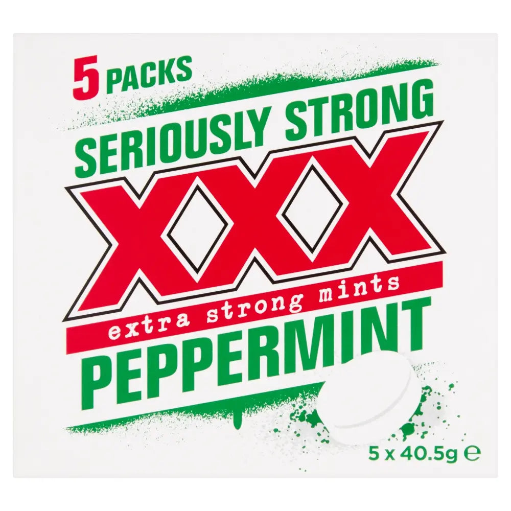 Seriously Strong XXX Peppermint Mints [5 Pack]