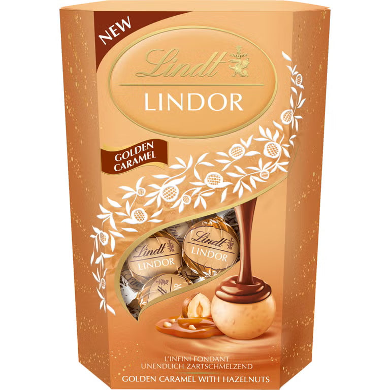 Lindt Lindor Golden Caramel Large Share Box [200g]
