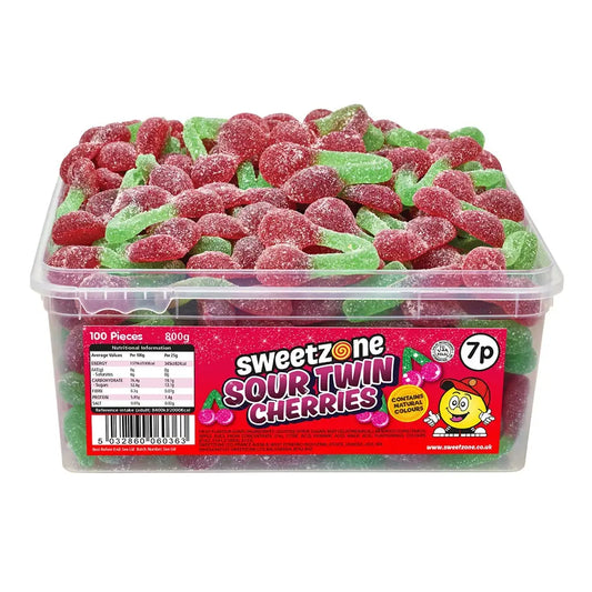 Sweetzone Sour Twin Cherries Tub [800g]