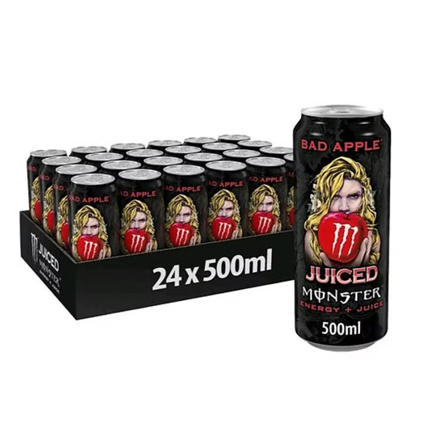 [FULL CASE] Monster Juiced Bad Apple Flavour [24x500ml]
