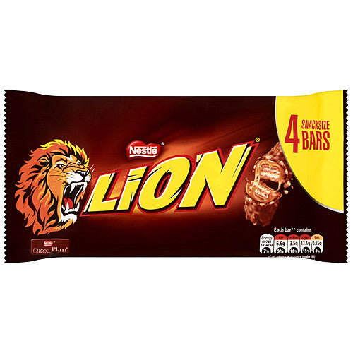 Lion Bar Original Milk Chocolate [4 Pack]
