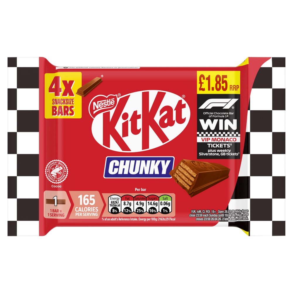 Nestle KitKat Chunky [4 Pack]
