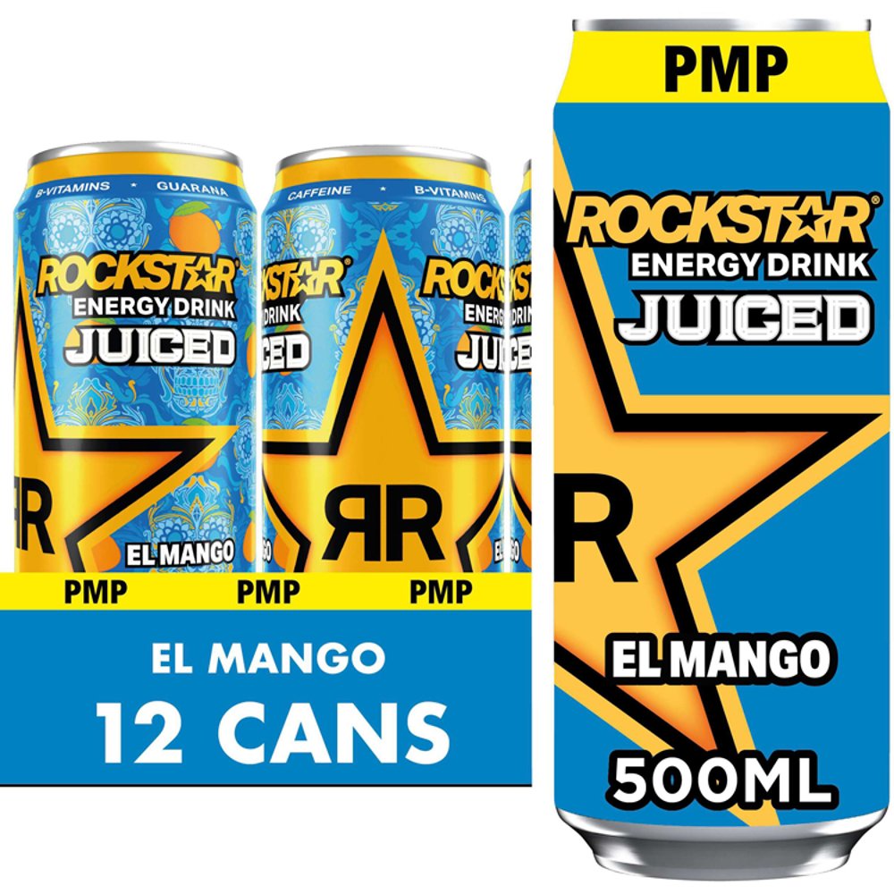 [FULL CASE] Rockstar El Mango Flavour [12x500ml]
