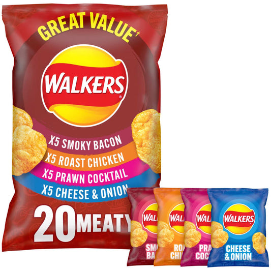 Walkers Meaty Variety Multipack [20 Pack]