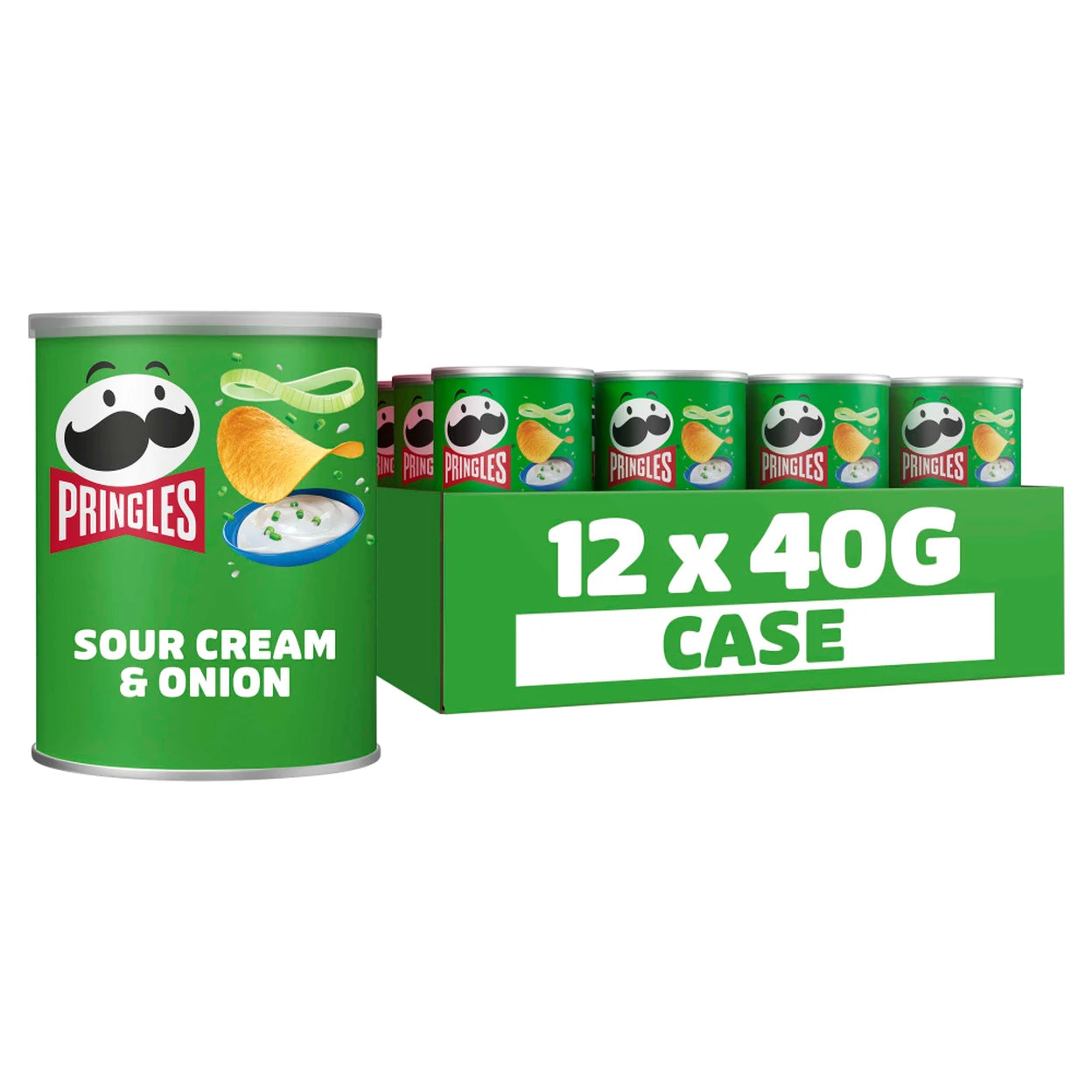[FULL TRAY] Pringles Sour Cream & Onion [12x40g]
