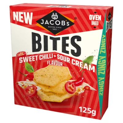 Jacobs Bites Sweet Chilli & Sour Cream [125g]