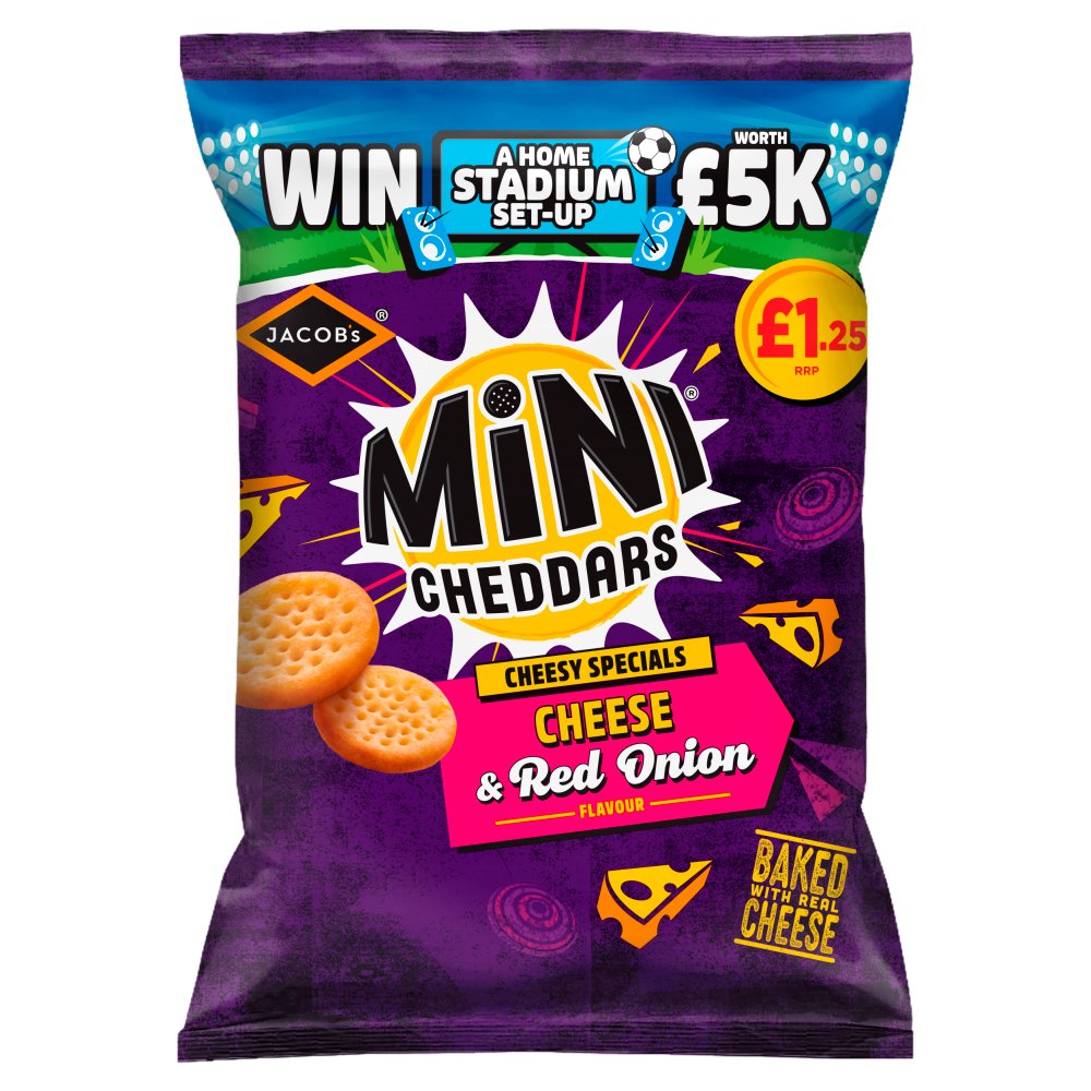Mini Cheddars Cheese & Red Onion [2x90g]
