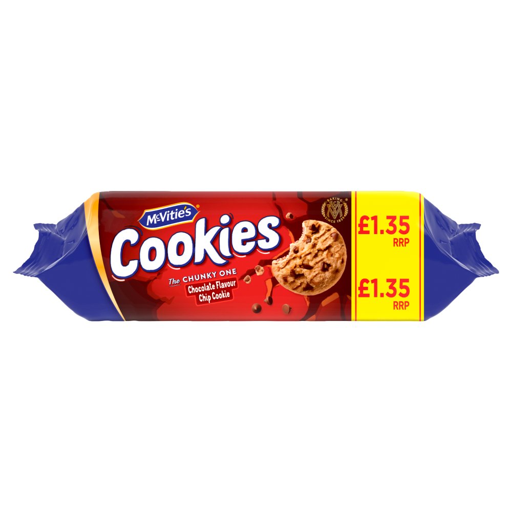 [FULL BOX] McVities The Chunky One Chocolate Chip Cookies [12x150g]