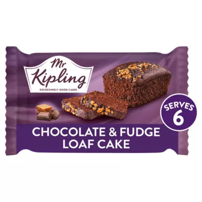 Mr Kipling Delicious Chocolate & Fudge Loaf Cake [220g]