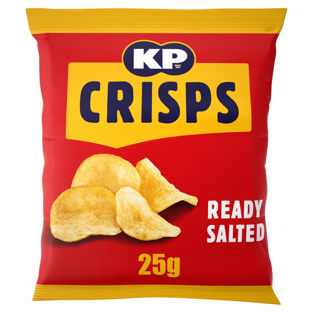 [FULL BOX] KP Crisps Ready Salted [48x25g]