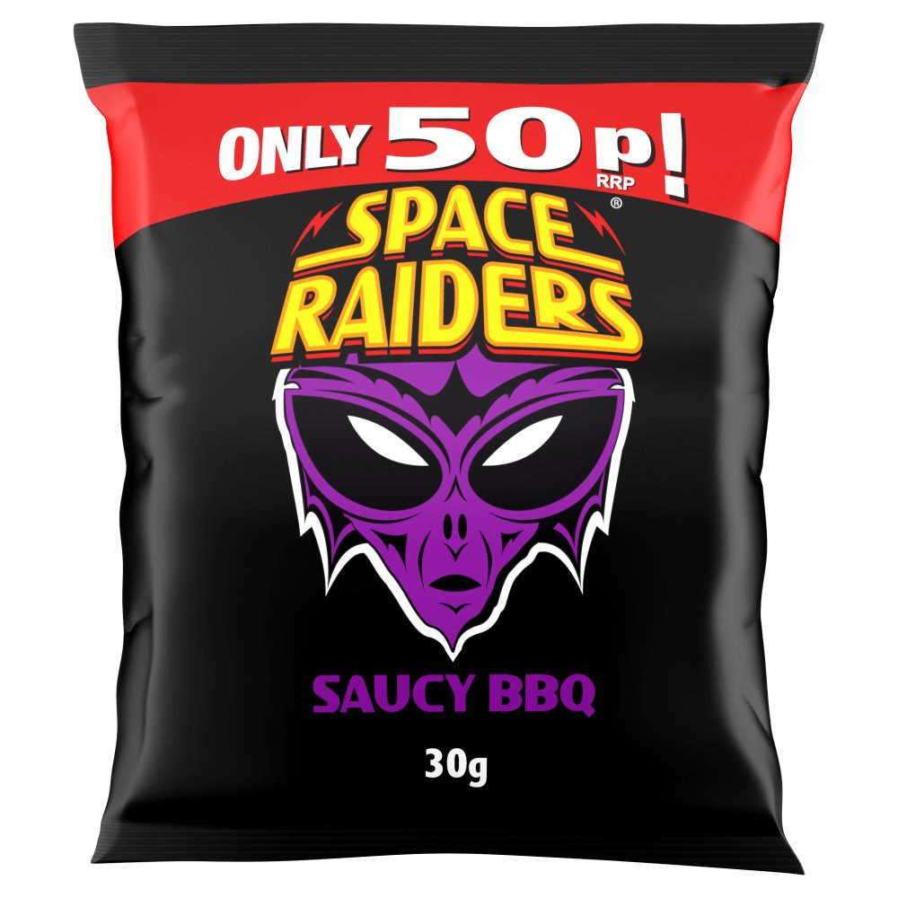 [FULL BOX] Space Raiders Saucy BBQ [36x30g]
