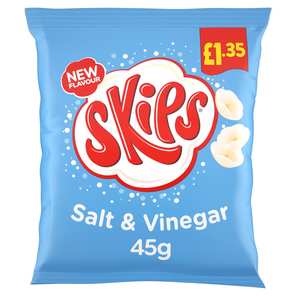[FULL BOX] Skips Salt & Vinegar [16x45g]