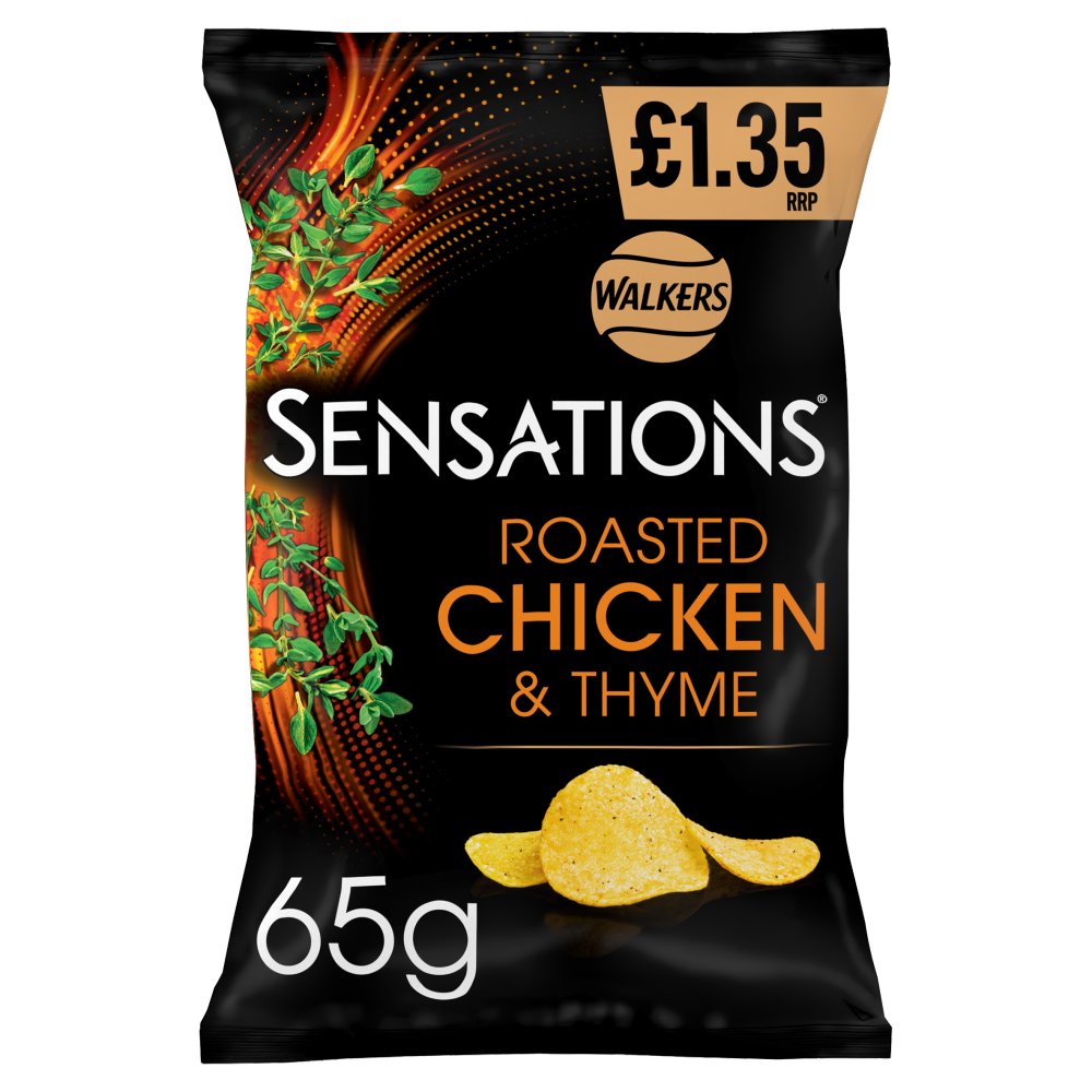 Walkers Sensations Roasted Chicken & Thyme [2x65g]