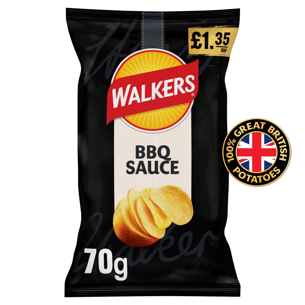 Walkers BBQ Sauce Crisps [2x70g]