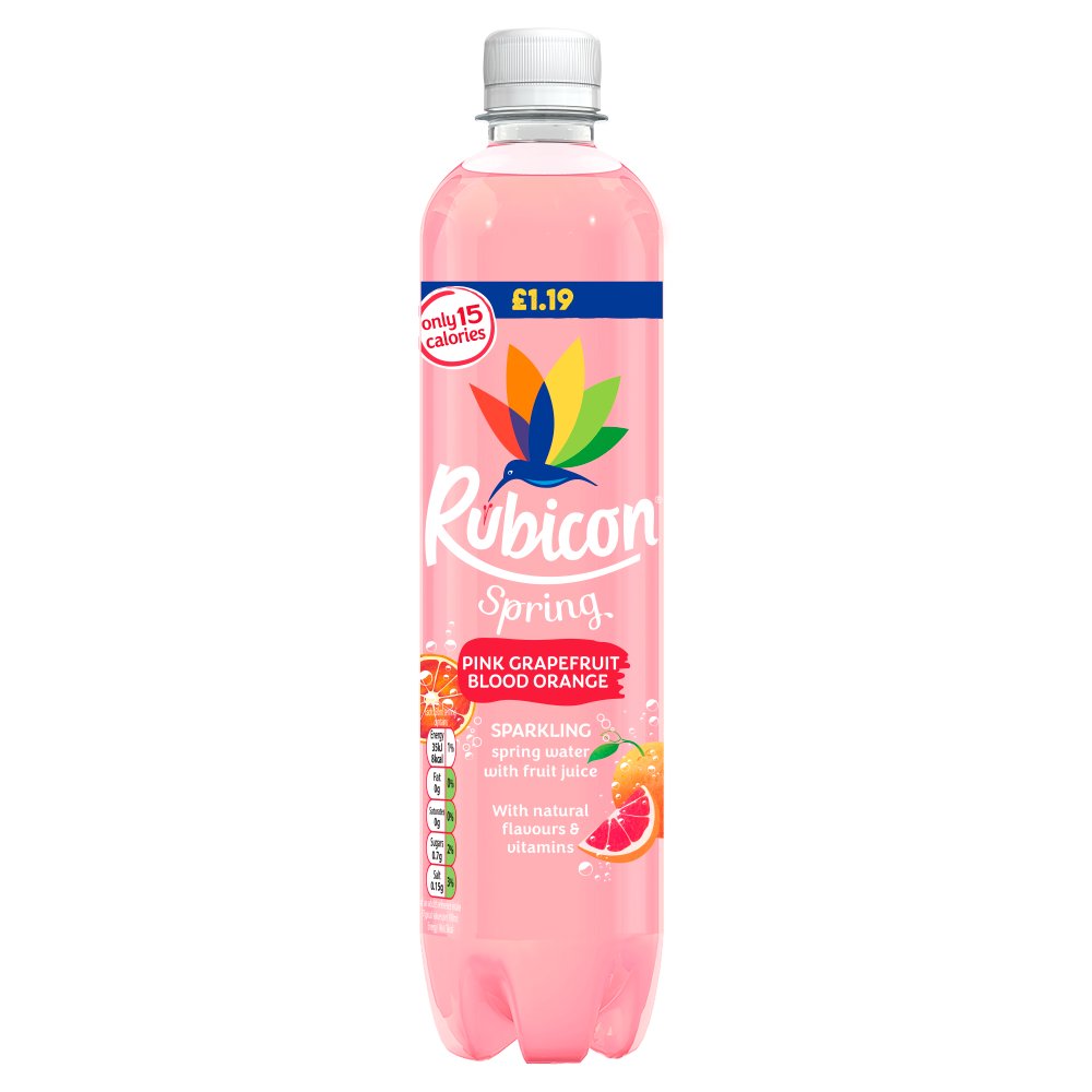 [FULL CASE] Rubicon Spring Pink Grapefruit & Blood Orange [12x500ml]