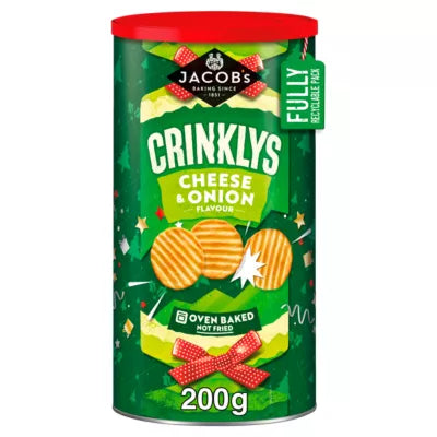 Jacob's Crinklys Cheese & Onion Caddy [200g]