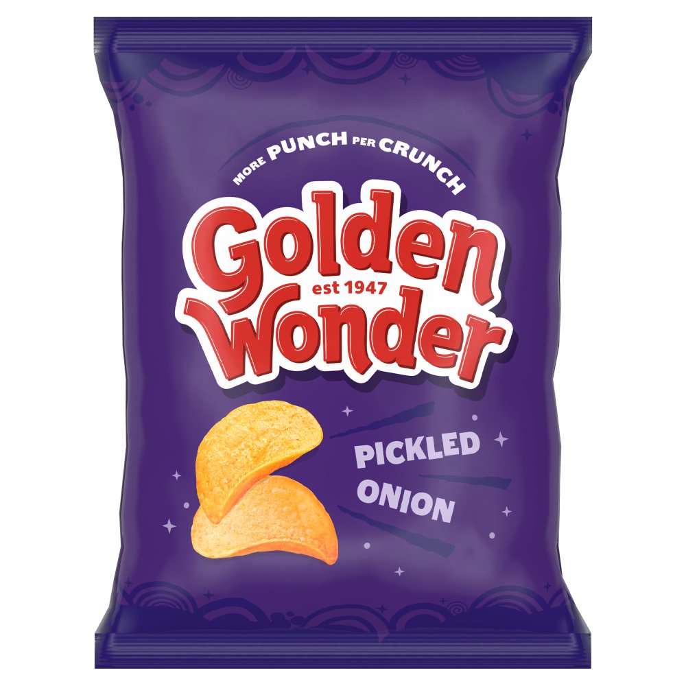 [FULL BOX] Golden Wonder Pickled Onion [32x32.5g]