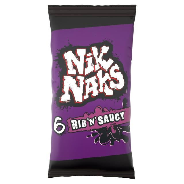 NikNaks Rib & Saucy Flavour [6 Pack]