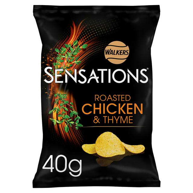 Walkers Sensations Roasted Chicken & Thyme [3x40g]