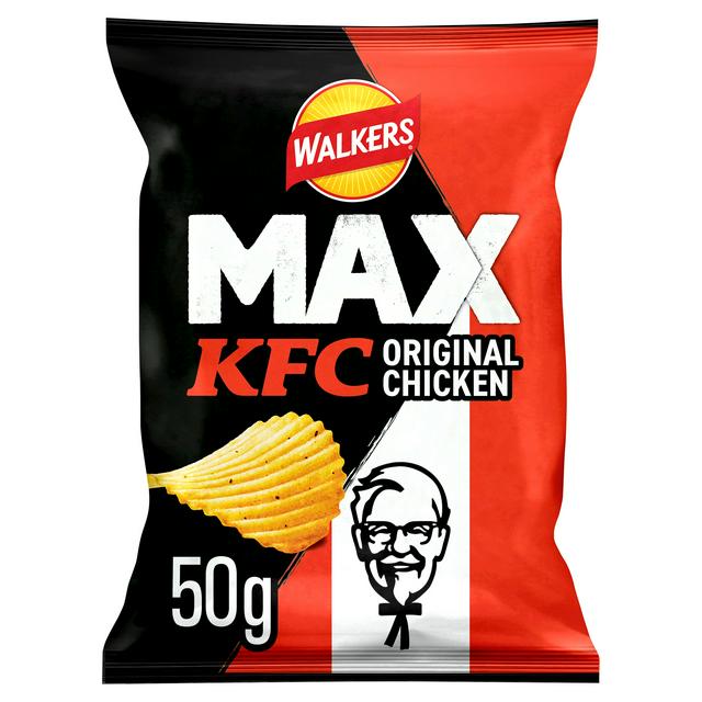 [FULL BOX] Walkers MAX KFC Original Chicken Flavour Crisps [24x50g]