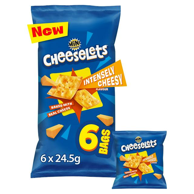 Mini Cheddars Cheeselets Intensley Cheesy [6 Pack]