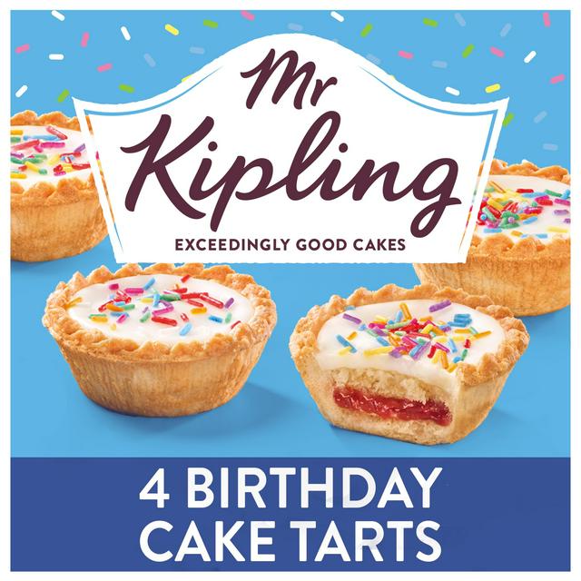 Mr Kipling Birthday Cake Tarts [4 Pack]