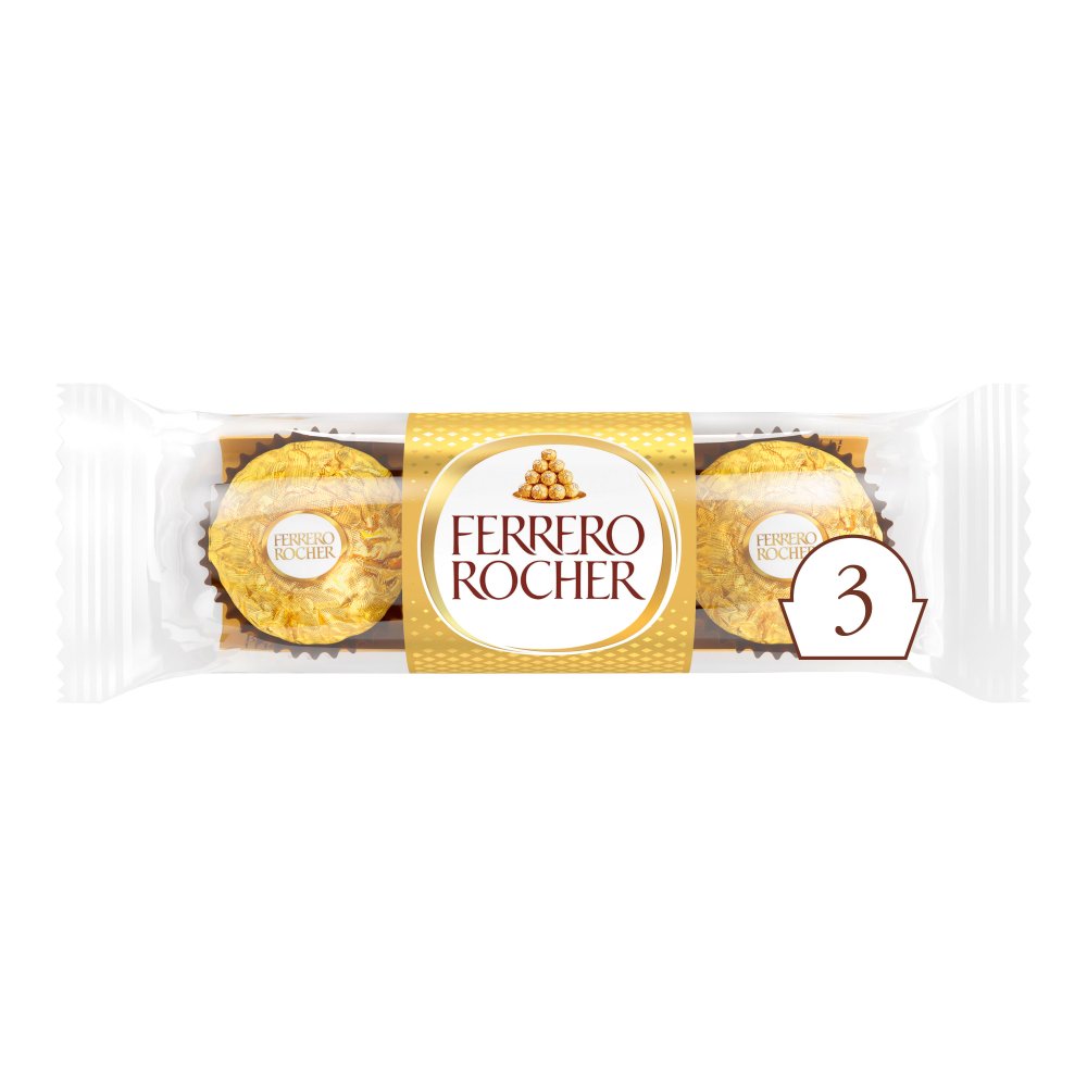 Ferreo Rocher Milk Chocolate Hazelnut Treats [3 Pack]