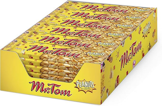 [FULL BOX] Mr. Tom Peanut & Caramel Bars [36x40g]