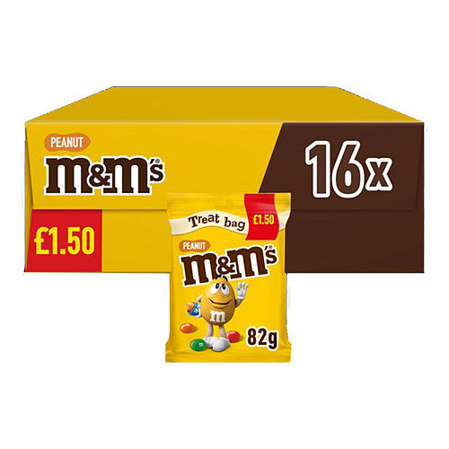 [FULL BOX] M&M Peanut & Milk Chocolate Bites [16x82g]