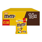 [FULL BOX] M&M Peanut & Milk Chocolate Bites [16x82g]